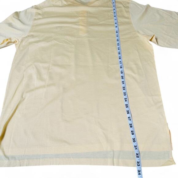 POLO GOLF RALPH LAUREN Pima Cotton Polo Shirt Yellow XL Classic Fit - Picture 7 of 7